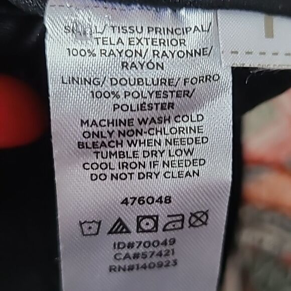 Loft Riverwalk Fit & Flare Geo Stripe Print Sleeveless Jersey Dress Size 8 Knee - Picture 9 of 11